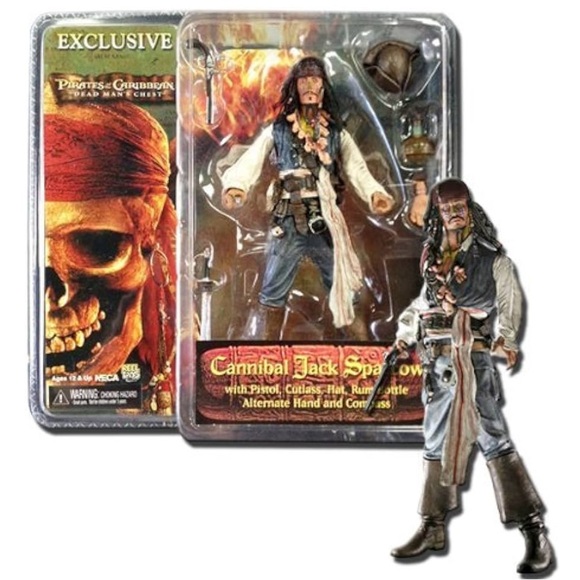 Pirates of the Caribbean Dead Man's Chest - Cannibal Jack Sparrow Action Figure - Picture 7 of 7
